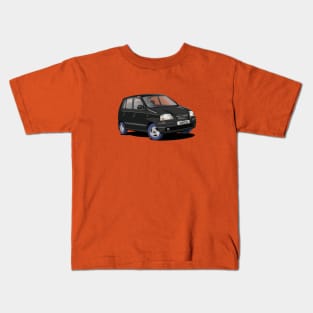 Black Hyundai Amica city car Kids T-Shirt